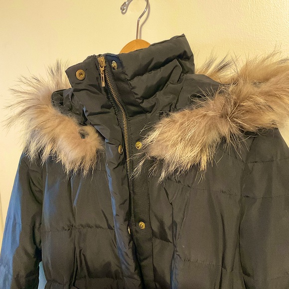 MANGO Black winter coat - Picture 4 of 5